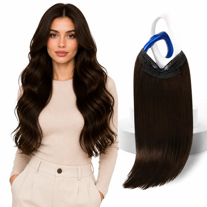 VeSunny Remy Hair One Piece Invisible Wire Extensions