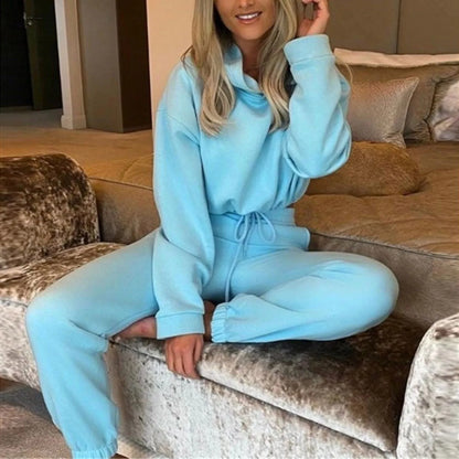 Women's Oversized Hoodie and Sweatpants Tracksuit