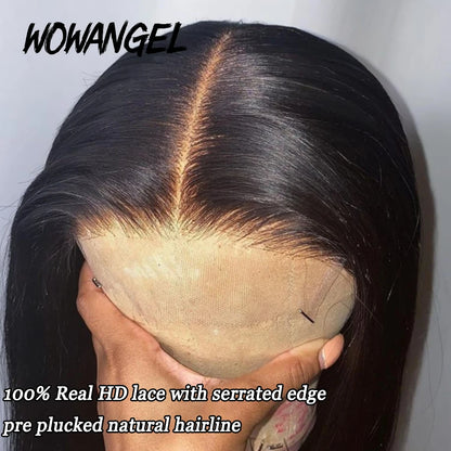 Glueless HD Lace Closure Wig Silk Straight Human Hair