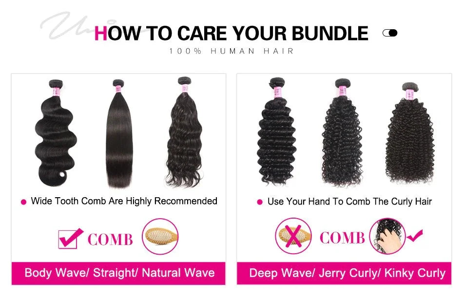 Body Wave 100% Human Hair Bundles Natural Color