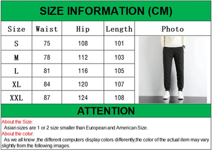 Warm Plush Sports Pants for Women with Drawstring