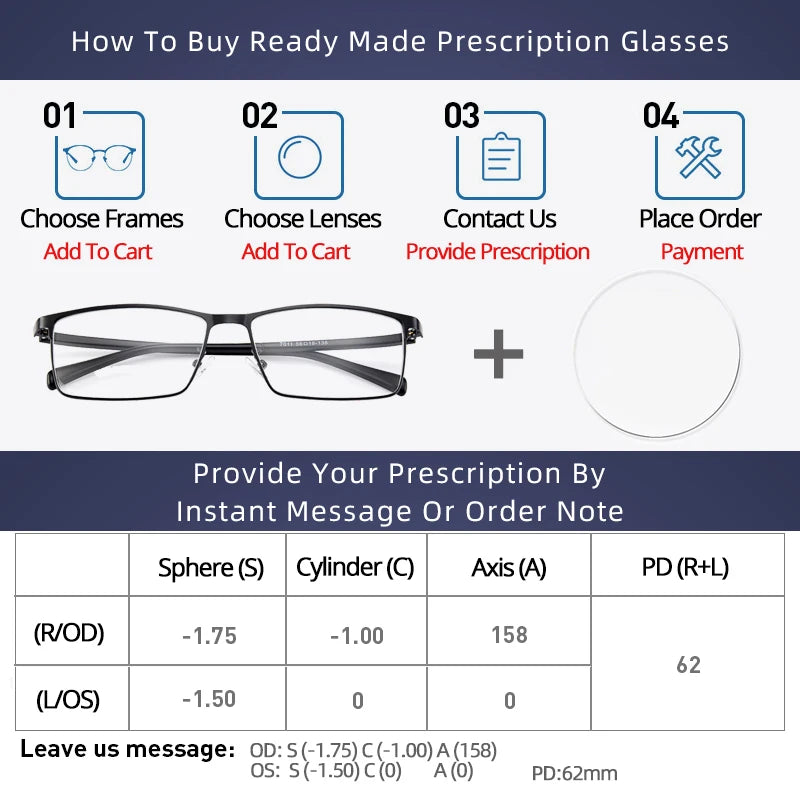 Cat Eye Plastic Glasses Frame for Women