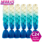 24 Inch Jumbo Braiding Hair Extensions Synthetic Ombre