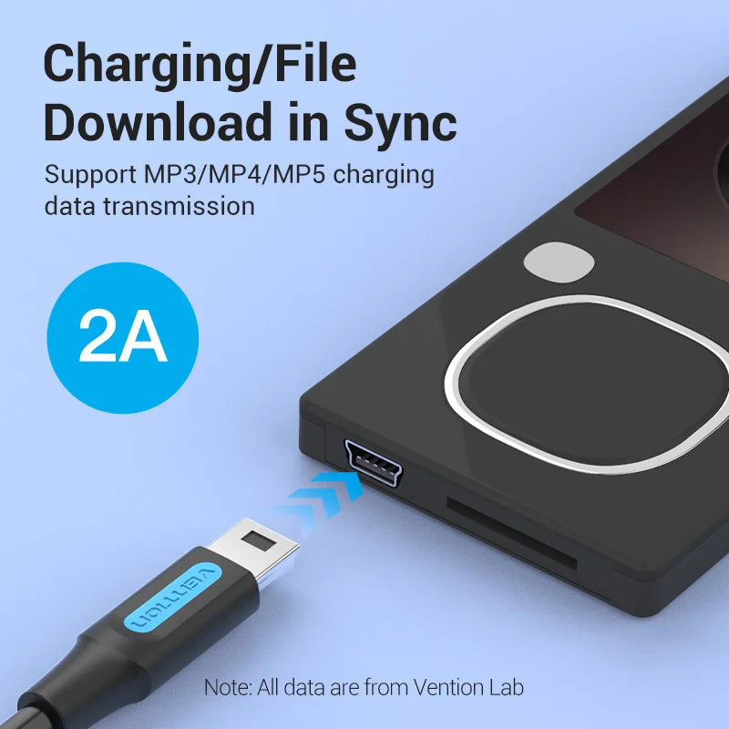 Vention USB C to Mini USB Cable for Digital Camera