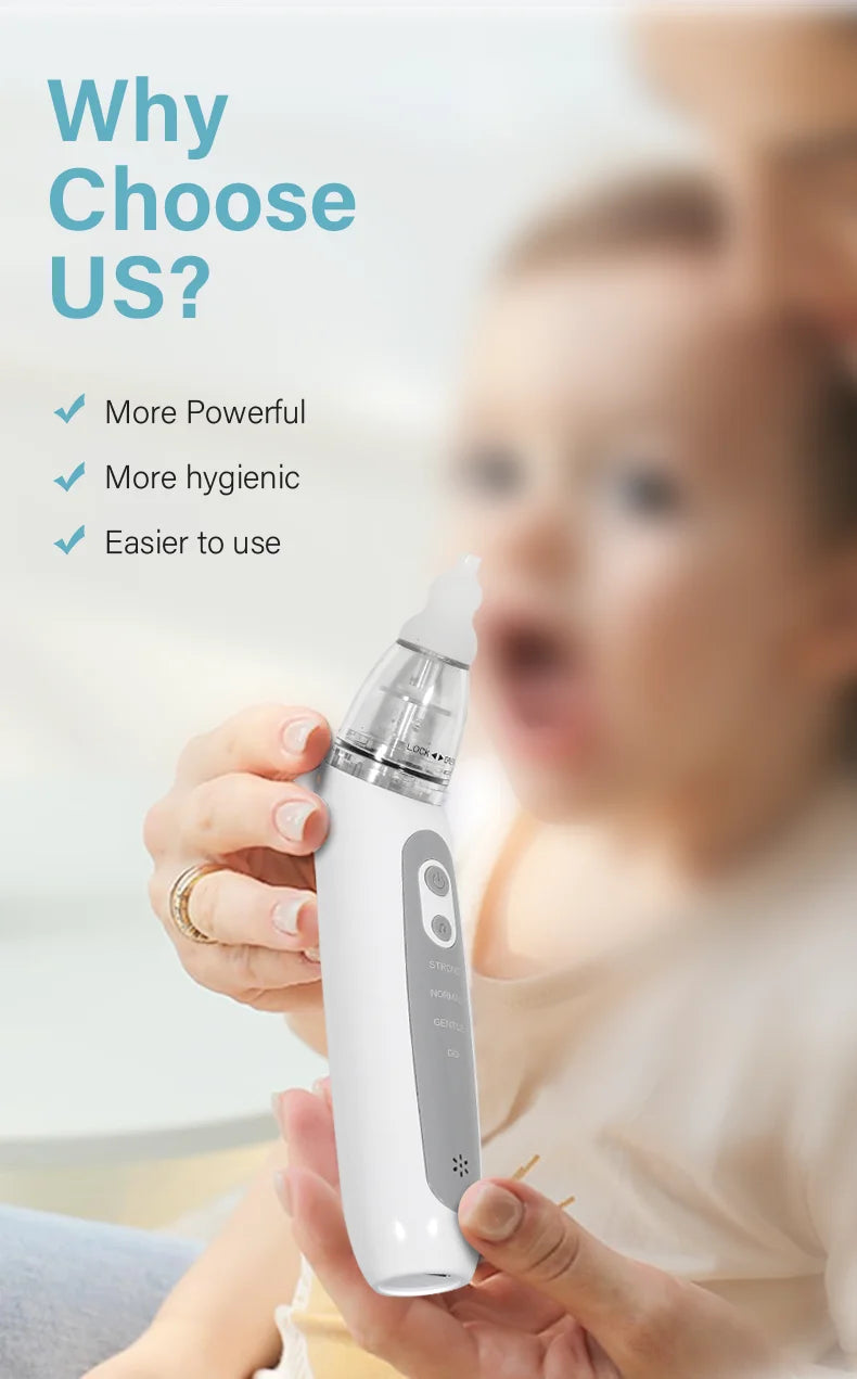 Baby Electric Nasal Aspirator Silicone Charging Version