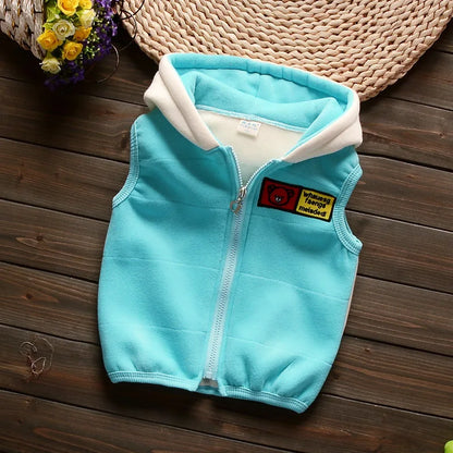 Children's Hooded Fleece Outfit Set for Toddlers