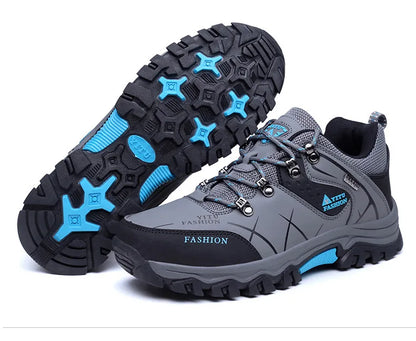 Men's Waterproof Leather Snow Boots Size 39-47