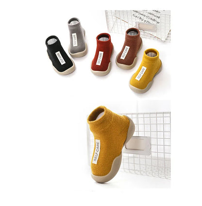 Baby Toddler First Walkers Soft Rubber Shoes