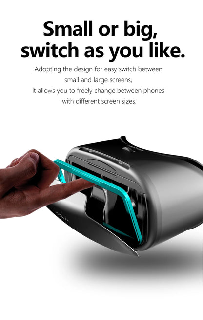 3D Virtual Reality Glasses for Smartphones with Real Lenses