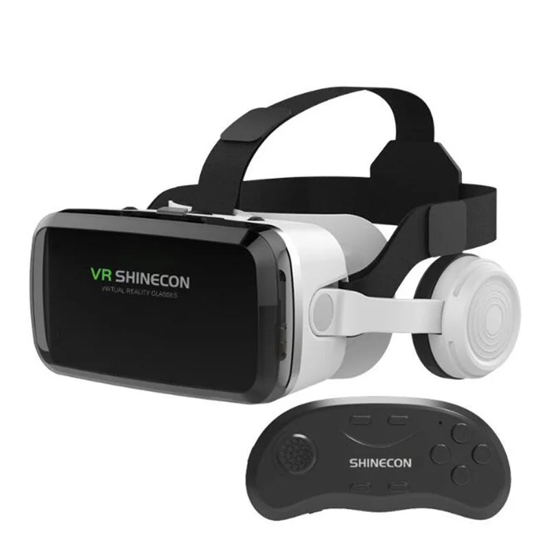 Wireless Virtual Reality Glasses 3D Headset for 4.7-7.2" Phones