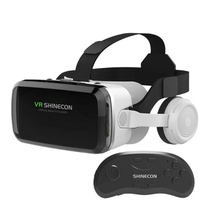 Wireless Virtual Reality Glasses 3D Headset for 4.7-7.2" Phones