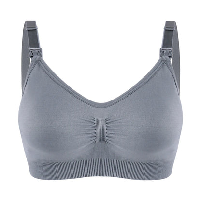 Plus Size Nursing Bra Seamless Breathable Nylon
