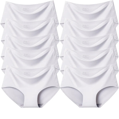 TrowBridge Women's Plus Size Silk Satin Seamless Briefs