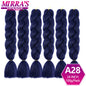 24 Inch Jumbo Braiding Hair Extensions Synthetic Ombre
