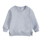 Kids Hooded Sweatshirt Cotton Solid Top for Girls