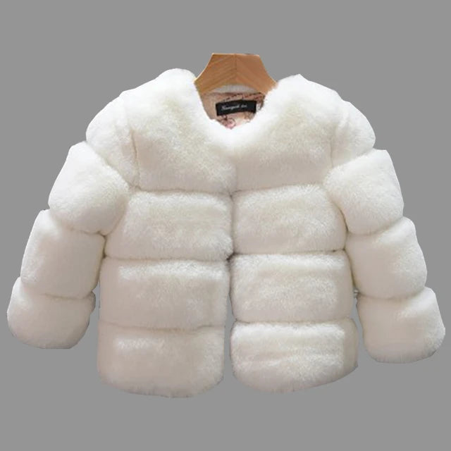 Faux Fur Winter Coat for Girls