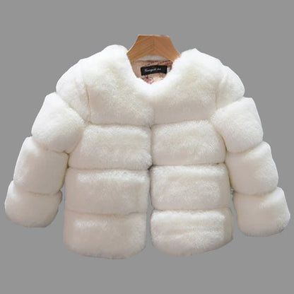 Faux Fur Winter Coat for Girls