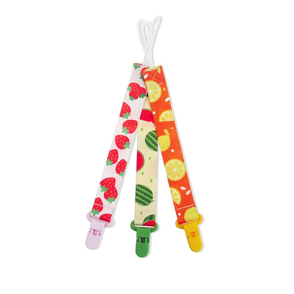 Personalized Cartoon Print Pacifier Clip Set for Babies