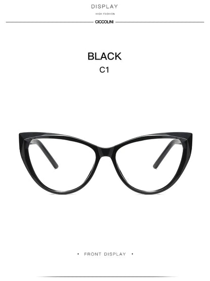Cat Eye Plastic Glasses Frame for Women