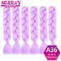 24 Inch Jumbo Braiding Hair Extensions Synthetic Ombre