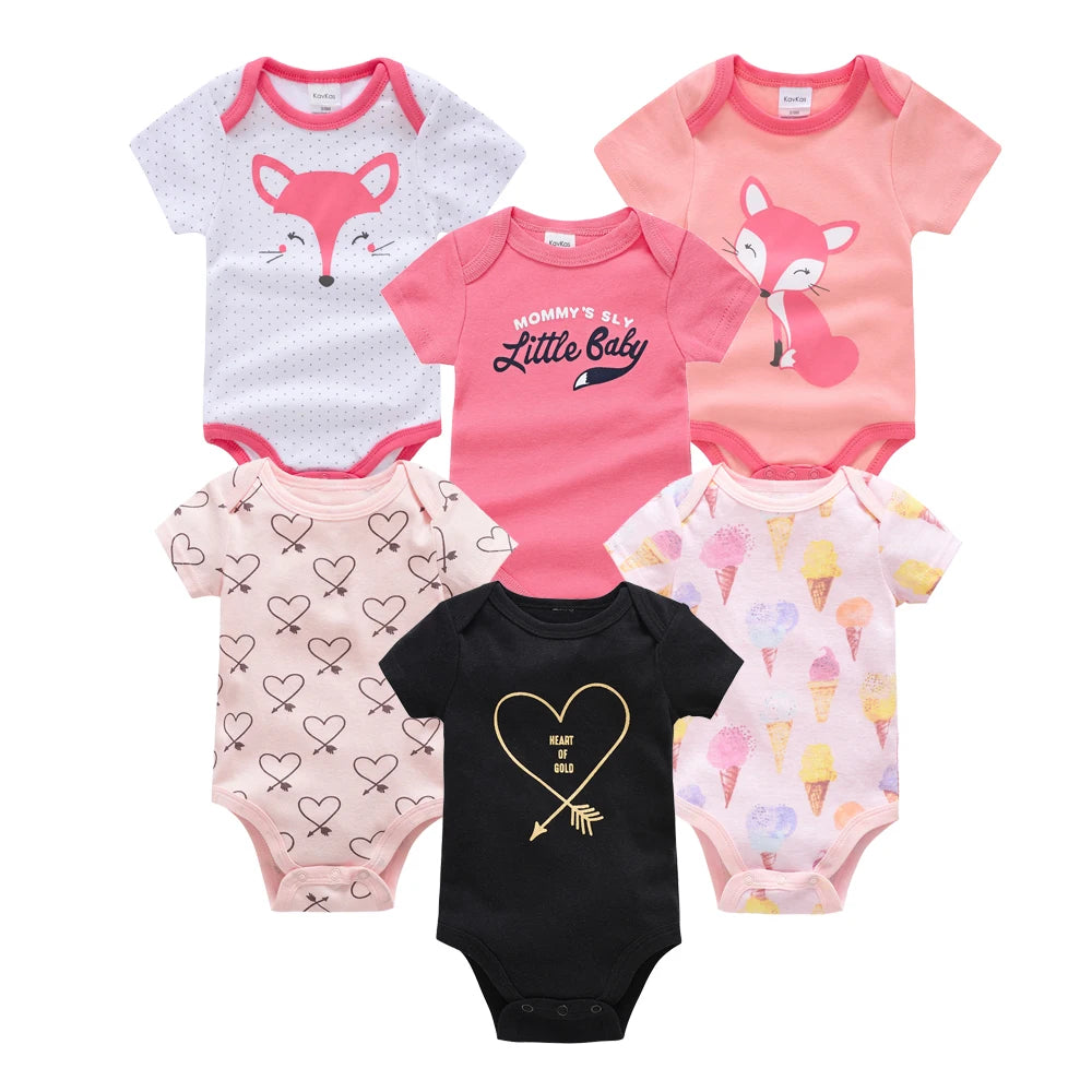 Kavkas Baby Boy Cotton Bodysuit Summer Overalls