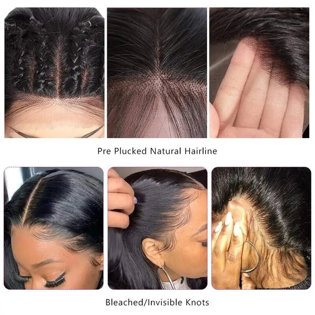 Hd Lace Frontal Wig 30 Inch Bone Straight Human Hair