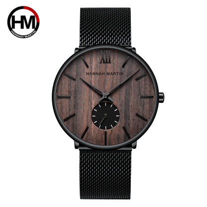 Waterproof Stainless Steel Mesh Quartz Men Watch