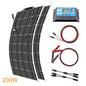 ASUNERGE 12V Flexible Monocrystalline Solar Panel 100W