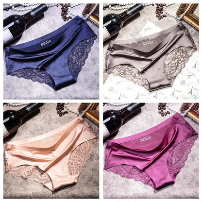 Lace Briefs Women Seamless Comfort Underwear Plus Size
