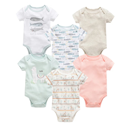 Kavkas Baby Boy Cotton Bodysuit Summer Overalls