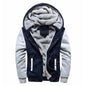 Men's Camouflage Winter Jacket Fleece Long Sleeve Coat