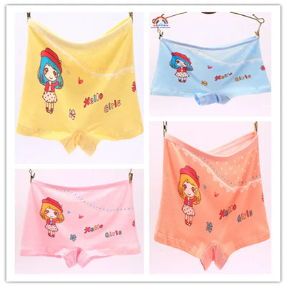 Girls Cartoon Cotton Underwear Briefs Size 2T-10T