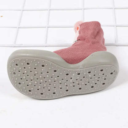 Baby Toddler First Walkers Soft Rubber Shoes