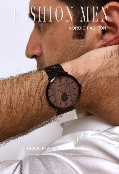 Waterproof Stainless Steel Mesh Quartz Men Watch
