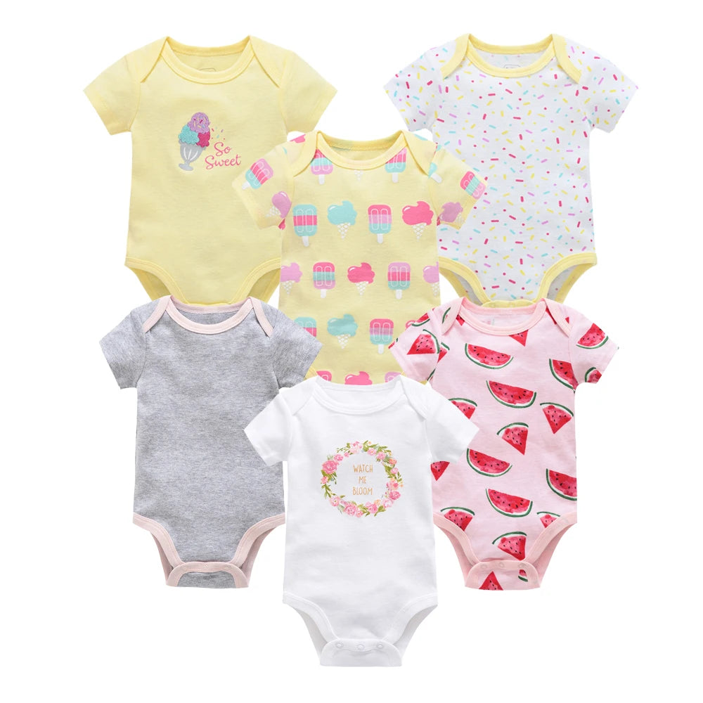 Kavkas Baby Boy Cotton Bodysuit Summer Overalls
