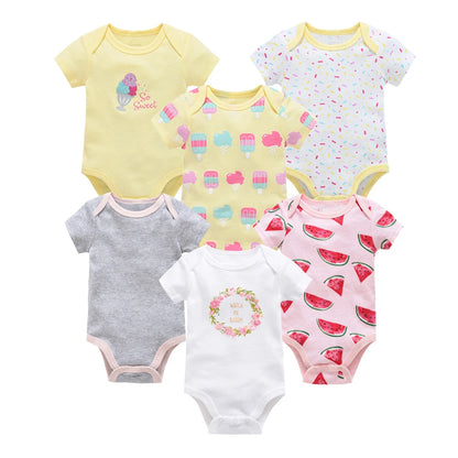 Kavkas Baby Boy Cotton Bodysuit Summer Overalls