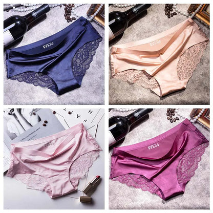 Lace Briefs Women Seamless Comfort Underwear Plus Size