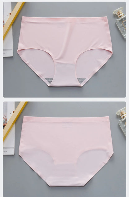 TrowBridge Women's Plus Size Silk Satin Seamless Briefs