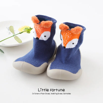 Baby Toddler First Walkers Soft Rubber Shoes