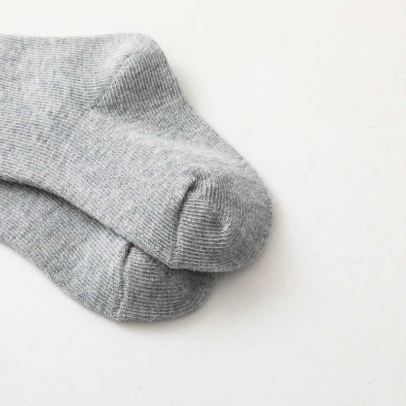 Knee High Cotton Baby Socks with Big Bow