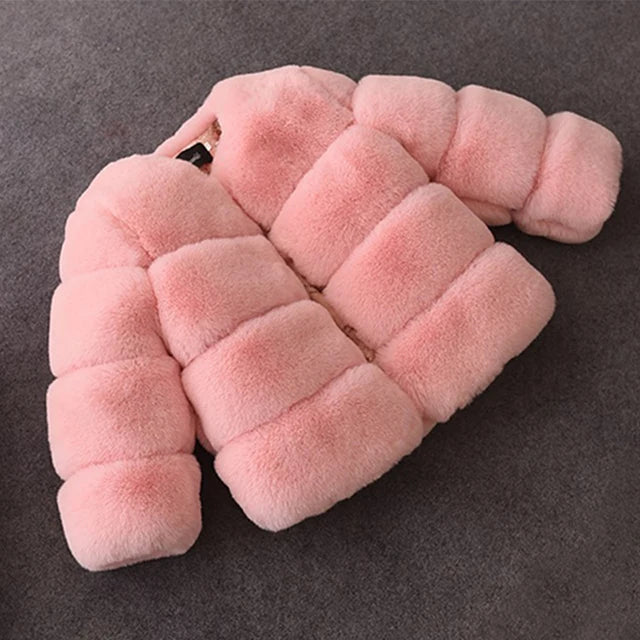 Faux Fur Winter Coat for Girls