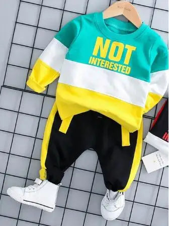 Children's Hooded Fleece Outfit Set for Toddlers