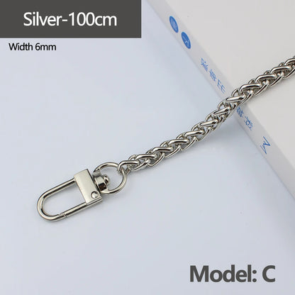 Metal Chain Crossbody Shoulder Strap 100-120CM