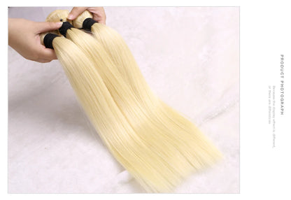 613 Blonde Brazilian Hair Bundles Straight Weave 24-40 Inch