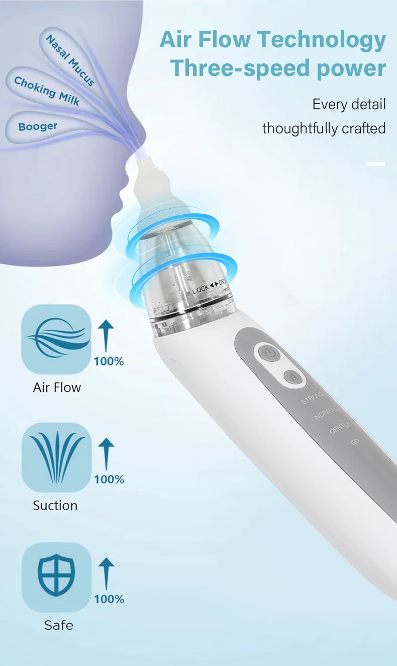 Baby Electric Nasal Aspirator Silicone Charging Version
