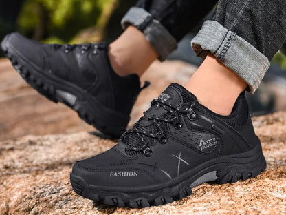 Men's Waterproof Leather Snow Boots Size 39-47