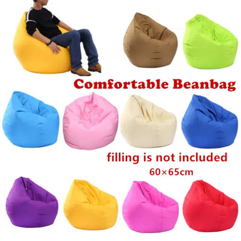 Durable Fabric Bean Bag Sofa Cover for Single Chair