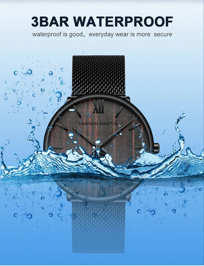 Waterproof Stainless Steel Mesh Quartz Men Watch