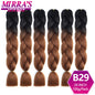 24 Inch Jumbo Braiding Hair Extensions Synthetic Ombre