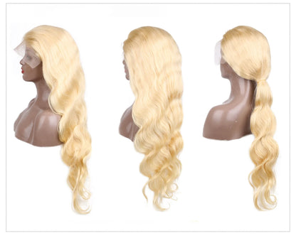 360 Lace Frontal Wig 613 Blonde Body Wave Human Hair